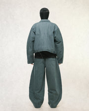 Arc Spine Denim Jacket ᛝ Washed Pine