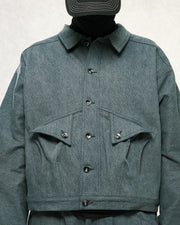 Arc Spine Denim Jacket ᛝ Washed Pine