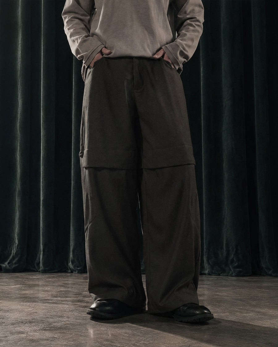 Contour Layer Pants ᛝ Taupe