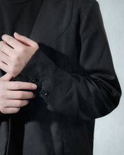 Arc Collarless Blazer ᛝ Black