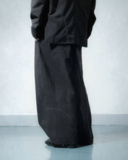 Pleat Wide Pants ᛝ Black
