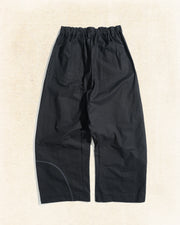 Panelled Pleat Pants ᛝ Black