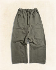 Panelled Pleat Pants ᛝ Green