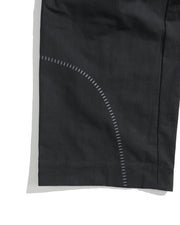 Panelled Pleat Pants ᛝ Black