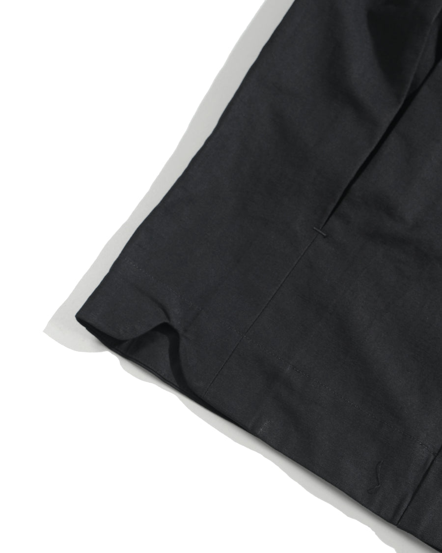 Panelled Pleat Pants ᛝ Black