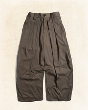 Curved Panel Pants ᛝ Brown