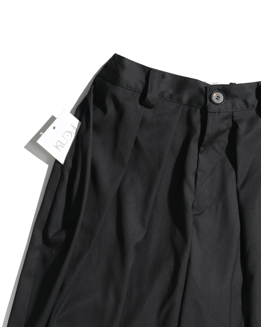 Curved Panel Pants ᛝ Black