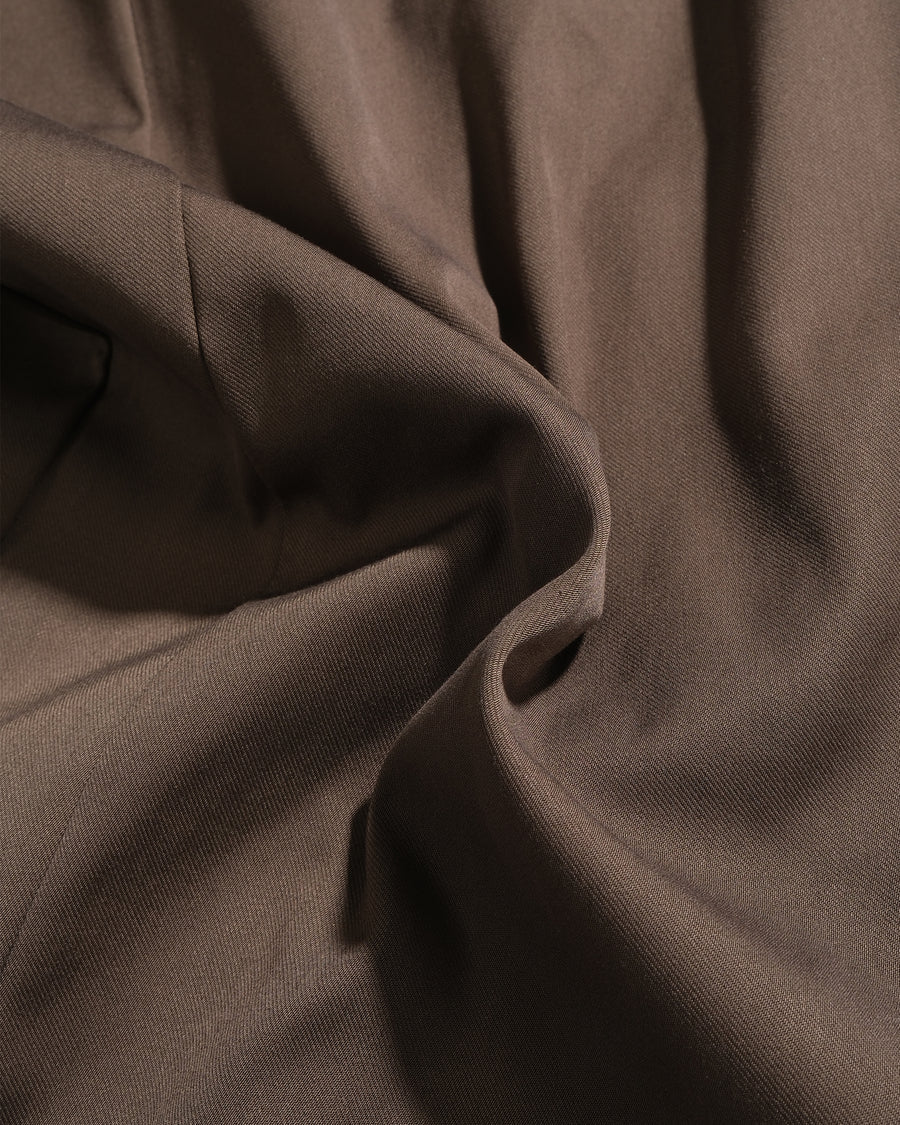Curved Panel Pants ᛝ Brown