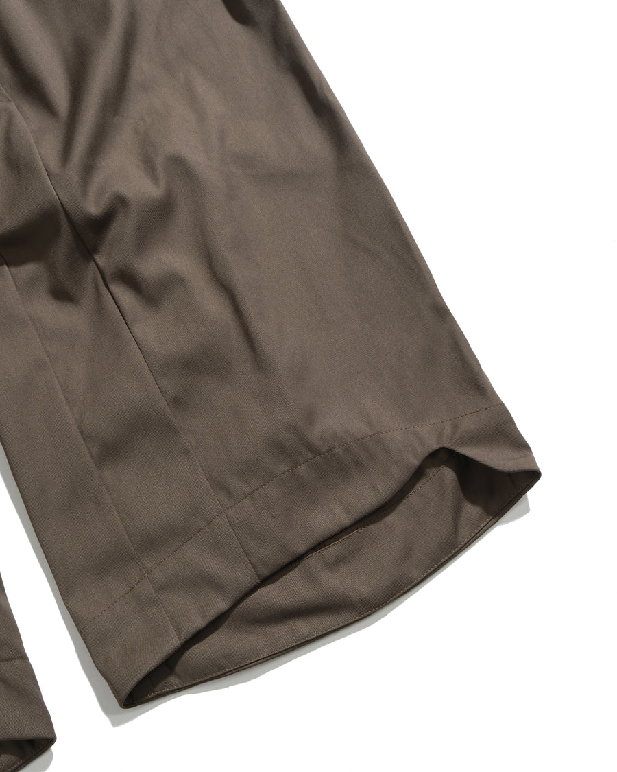 Curved Panel Pants ᛝ Brown