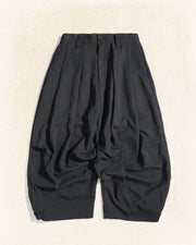 Pleat Volume Pants ᛝ Black