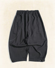 Pleat Volume Pants ᛝ Black