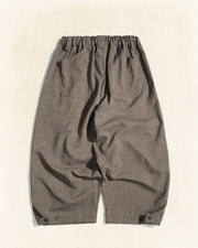 Pleat Volume Pants ᛝ Taupe