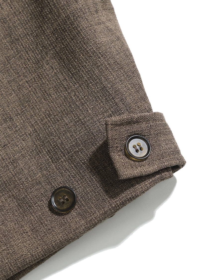 Pleat Volume Pants ᛝ Taupe