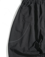 Pleat Volume Pants ᛝ Black