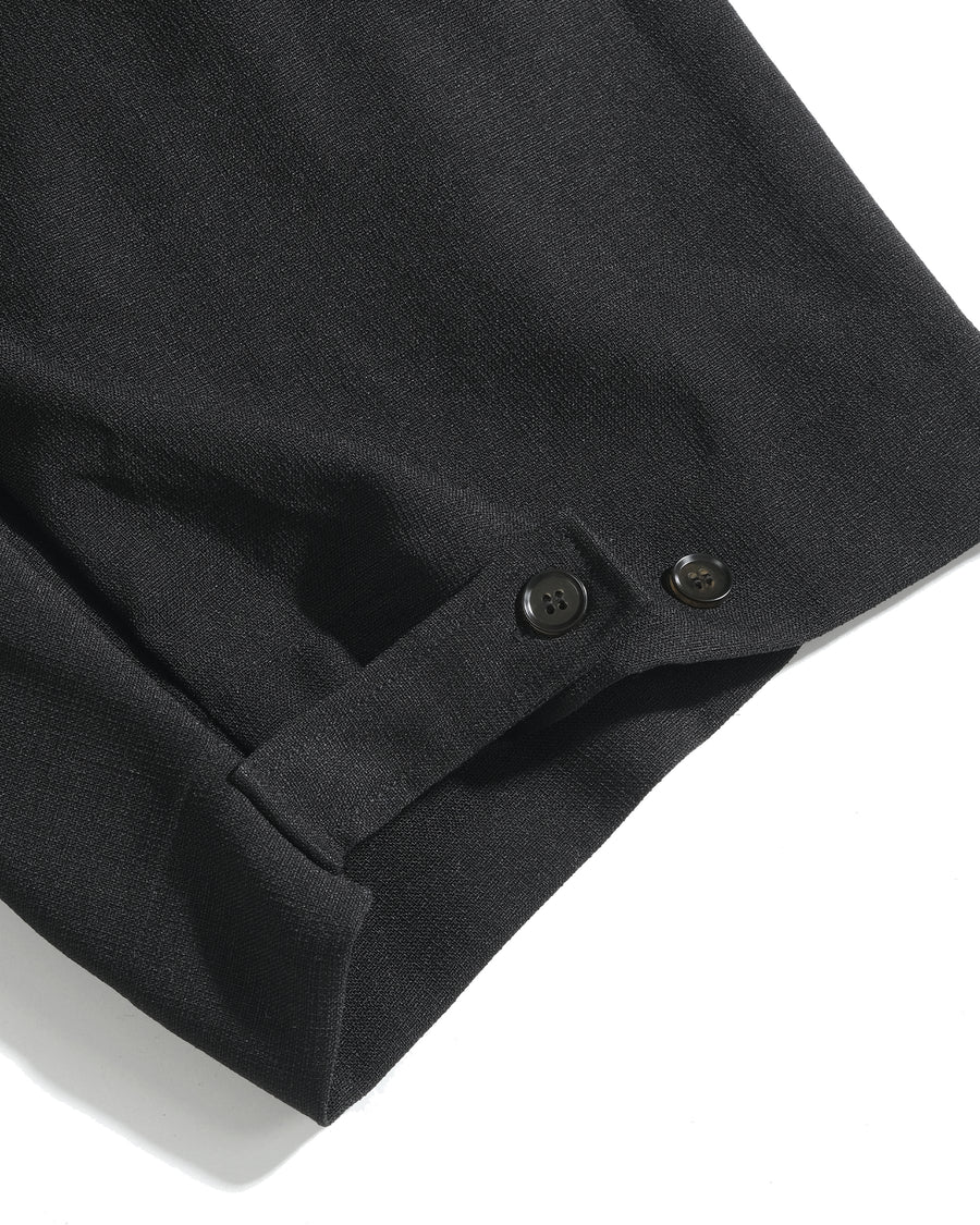 Pleat Volume Pants ᛝ Black