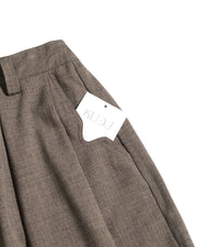 Pleat Volume Pants ᛝ Taupe