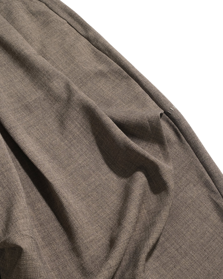 Pleat Volume Pants ᛝ Taupe