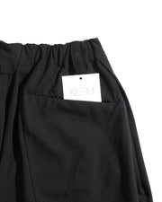 Panelled Arc Shorts ᛝ Black