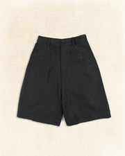 Curved Pocket Shorts ᛝ Black