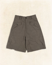 Curved Pocket Shorts ᛝ Taupe