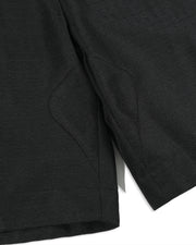 Curved Pocket Shorts ᛝ Black