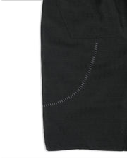 Curved Pocket Shorts ᛝ Black