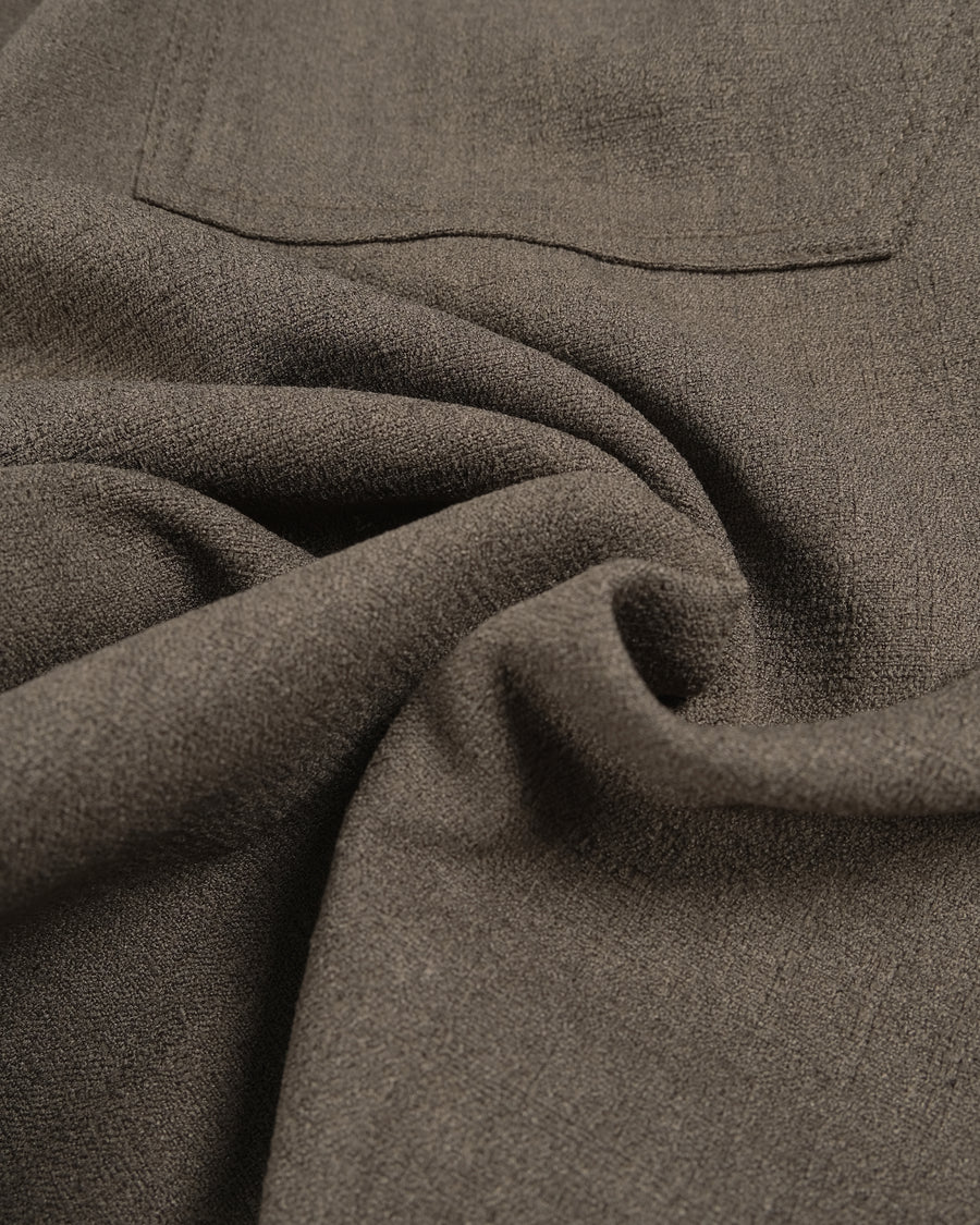 Curved Pocket Shorts ᛝ Taupe