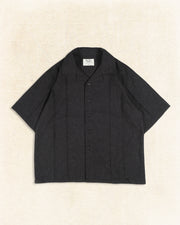 Flow Pleat Shirt  ᛝ Black