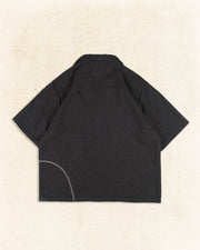 Flow Pleat Shirt  ᛝ Black
