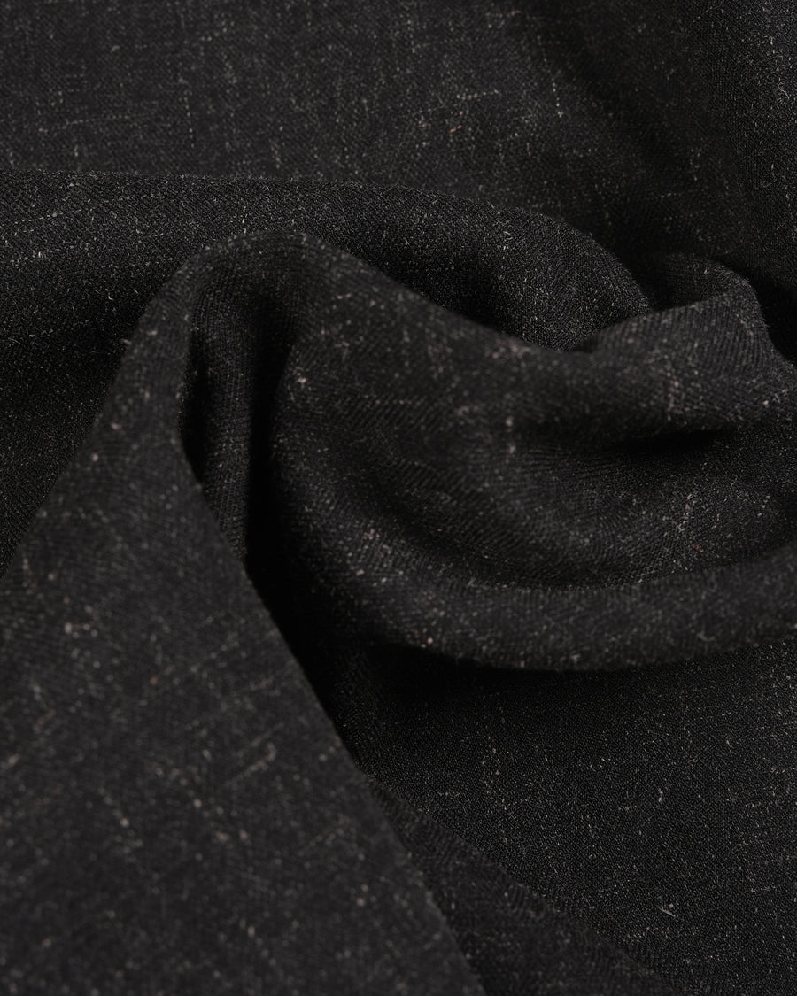 Flow Pleat Shirt  ᛝ Black