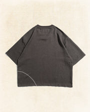 Curved Texture T-shirt ᛝ Wood