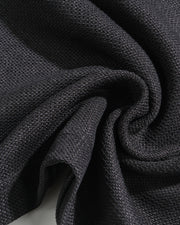 Curved Texture T-shirt ᛝ Black