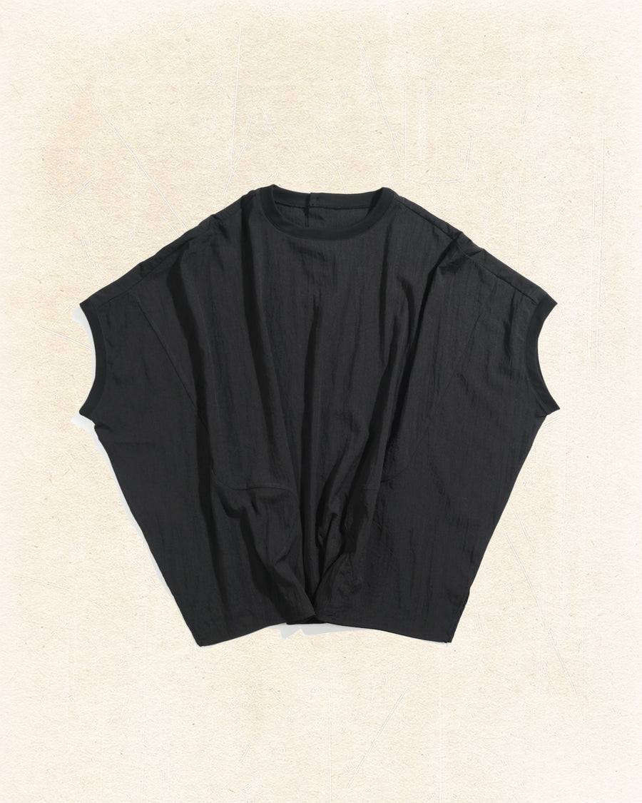 Flow Drape T-shirt ᛝ Black