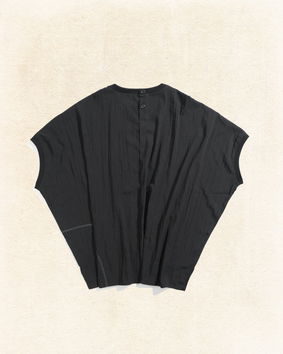 Flow Drape T-shirt ᛝ Black