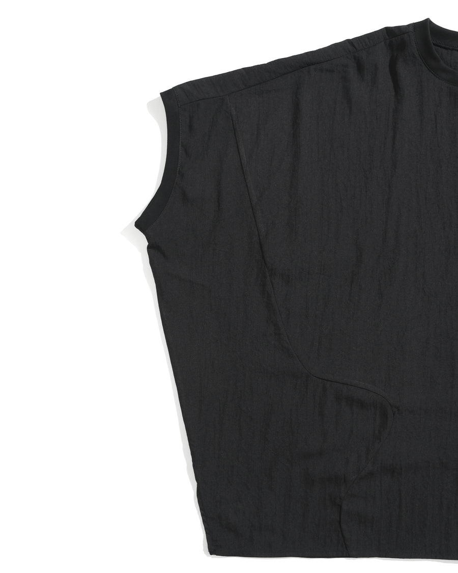 Flow Drape T-shirt ᛝ Black