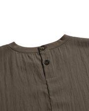 Flow Drape T-shirt ᛝ Brown