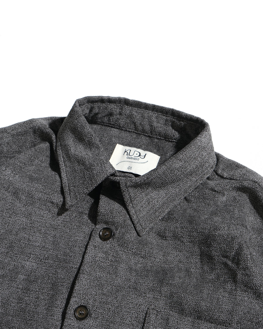 Boxy Trace Shirt ᛝ Grey