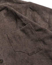 Boxy Trace Shirt ᛝ Brown