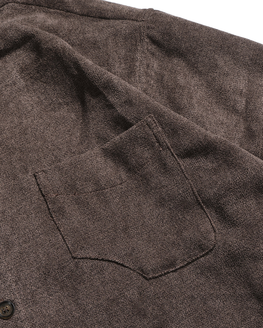 Boxy Trace Shirt ᛝ Brown