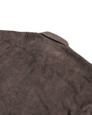 Boxy Trace Shirt ᛝ Brown
