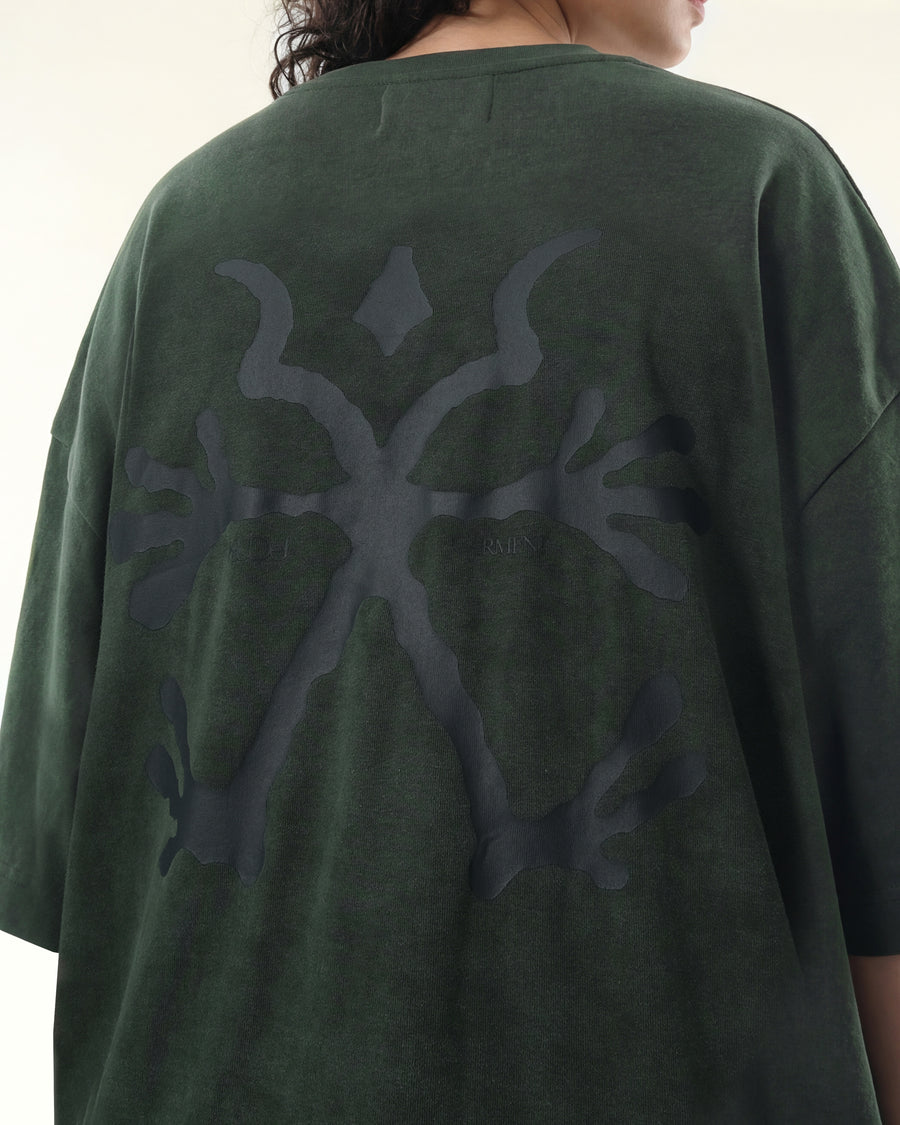 Sigil Washed T-shirt  ᛝ Forest