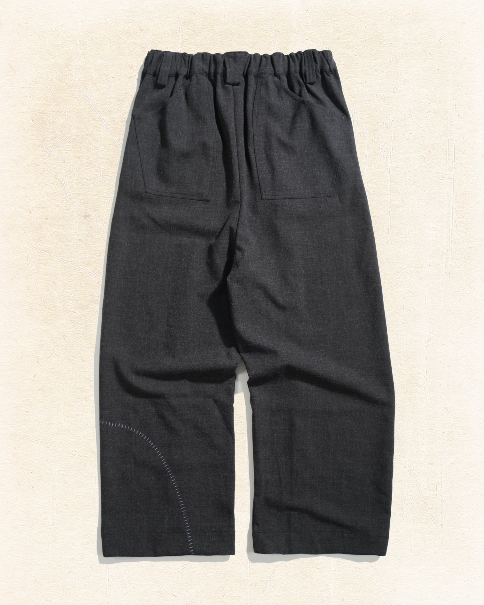 Contour Line Pants ᛝ Black