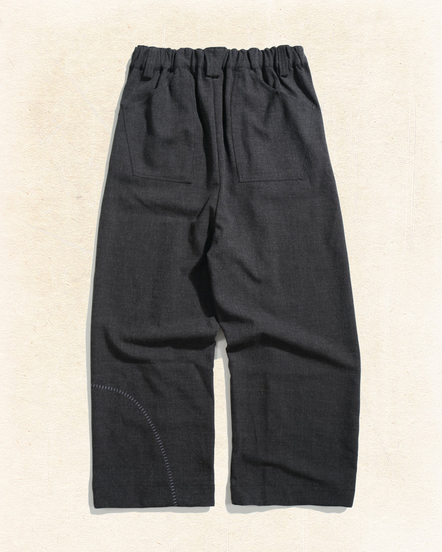 Contour Line Pants ᛝ Black