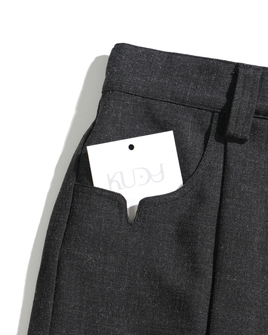 Contour Line Pants ᛝ Black