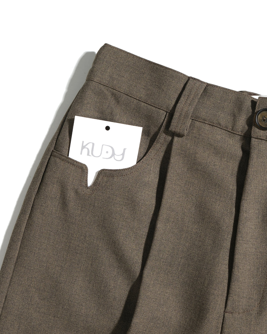 Contour Line Pants ᛝ Taupe