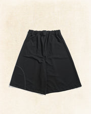 Pleat Fan Shorts ᛝ Black
