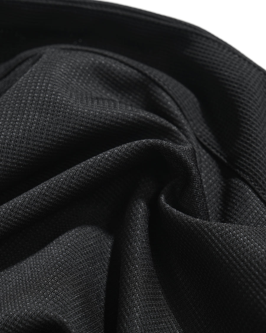Pleat Fan Shorts ᛝ Black