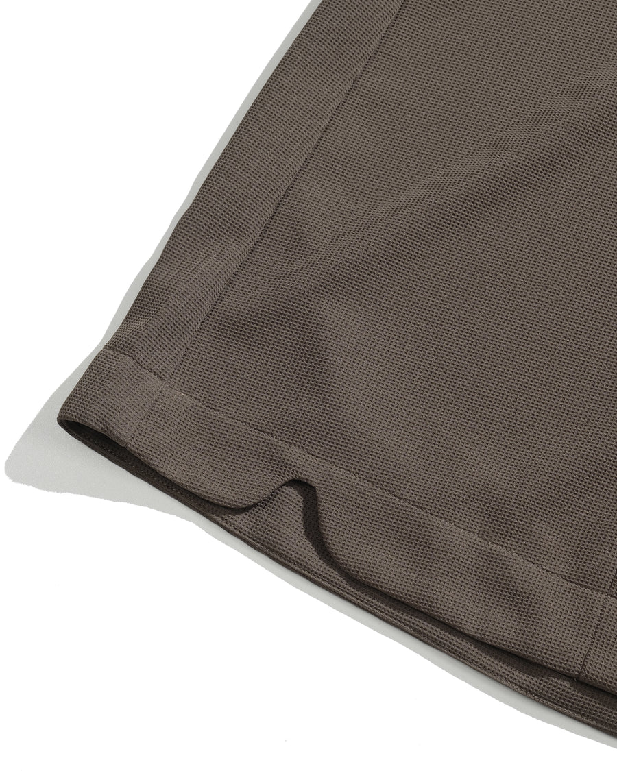 Pleat Fan Shorts ᛝ Clay Brown