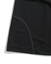 Pleat Fan Shorts ᛝ Black