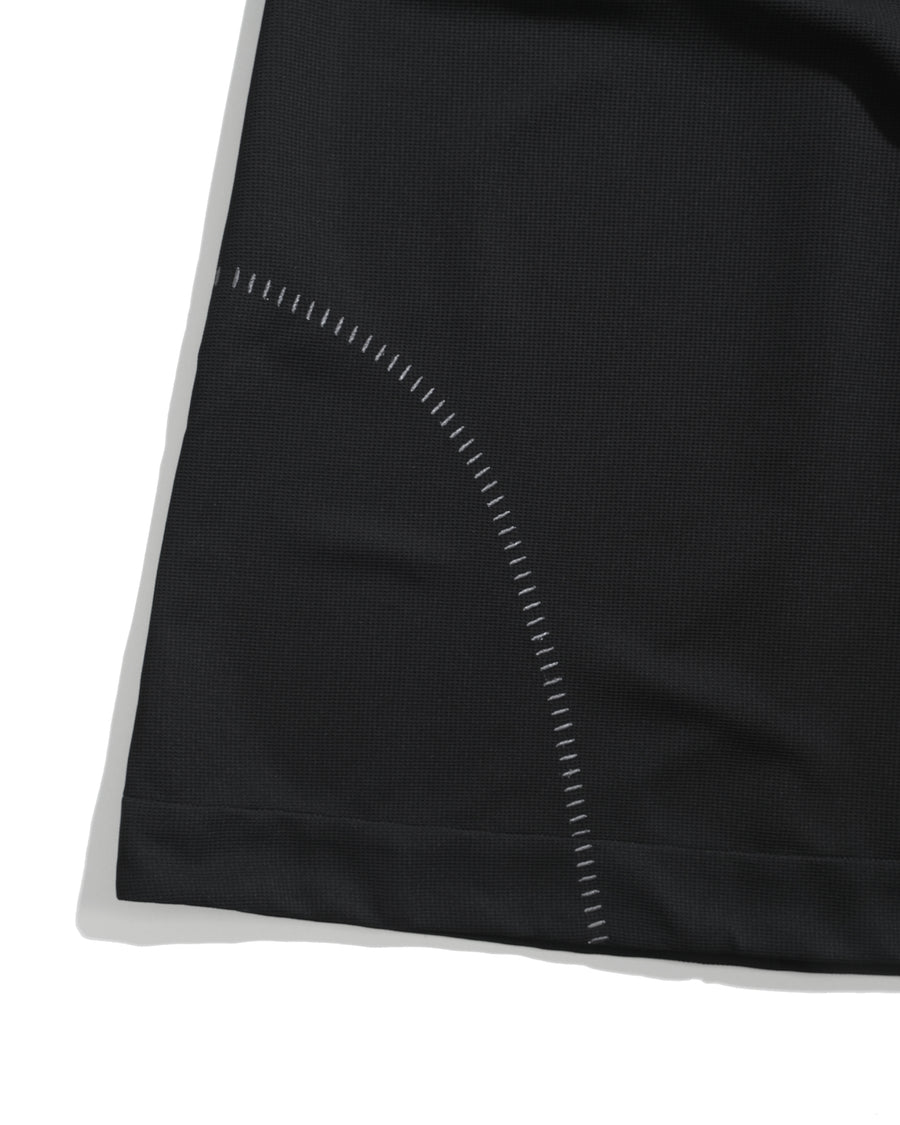 Pleat Fan Shorts ᛝ Black